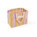 Sac de plage rayé 38x20x31cm, sac de plage publicitaire
