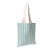 Sac coton rayé 38x40cm 180g/m², sac coton publicitaire