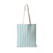 Sac coton rayé 38x40cm 180g/m², sac coton publicitaire