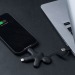 Buddy Cable - Câble de charge multi-connecteurs double entrée type-C USB, câble de chargement publicitaire