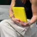 INE Laptop 14/15 - Pochette en cuir recyclé, housse d'ordinateur portable publicitaire