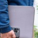 INE Laptop 14/15 - Pochette en cuir recyclé, housse d'ordinateur portable publicitaire