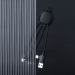 Ine Smart - Câble de charge multi-connecteurs Double entrée Type-C USB, câble de chargement publicitaire