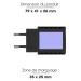 Chargeur Secteur USB et USB-C Ultra-Rapide 20W, chargeur mural publicitaire