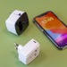 Adaptateur universel Premium 20W - 3A, prise électrique universelle et adaptateur universel de voyage publicitaire