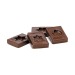 Calendrier de l'Avent basic 125g gianduja bio cadeau d’entreprise