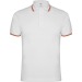 NATION  - Polo manches courtes, col et bord de manches en jackard avec patte de boutonnage 3 boutons, Polo manches courtes publicitaire