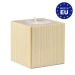 Bougeoir cube en bois cadeau d’entreprise