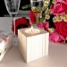 Bougeoir cube en bois cadeau d’entreprise