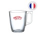 Miniature du produit Petit mug en verre personnalisable 23 cl 0