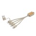 Connecteur multiple en fibre de blé cadeau d’entreprise