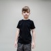 T-shirt enfant col rond bord cote, T-shirt enfant publicitaire