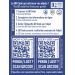 Planche LUCKY-LOST 2 QR codes adhésif, Made in France publicitaire