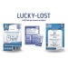Pack Lucky-lost 2 QR Codes adhésif et 1 badge PVC offert, Made in France publicitaire