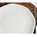 Assiette creuse florale, assiette publicitaire