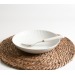 Assiette creuse striée cadeau d’entreprise