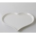 Assiette en forme de coeur, assiette publicitaire