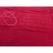Drap de bain logo embossé relief jacquard 70x140 cm au Pantone, Serviette de douche 70x140cm publicitaire