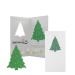 Carte de voeux avec papier ensemencé sapin - graines d'épicéa - Epicéa - 4/0-c cadeau d’entreprise