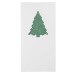 Carte de voeux avec papier ensemencé sapin - graines d'épicéa - Epicéa - 4/0-c, décoration et objet de Noël publicitaire