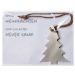 Casse-noix, motif standard, en acier inoxydable en sachet sans noix - sapin dans un sac de violoncelle - la norme cadeau d’entreprise