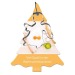 Livre de recettes de Noël, Sapin, avec moule à gâteau sapin - Design standard, décoration et objet de Noël publicitaire