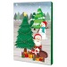 Livre de recettes de Noël, Sapin, avec moule à gâteau sapin - Design standard, décoration et objet de Noël publicitaire