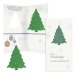 Carte de voeux avec papier ensemencé sapin - graines d'épicéa - Design standard cadeau d’entreprise