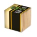 Pot cube bois Mini - Design standard - Trèfle à 4 feuilles cadeau d’entreprise