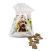 Friandises pour chien dans sachet organza, accessoire pour chiens et chats publicitaire