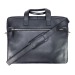 Sacoche ordinateur cuir Graham, cartable et attache-case en cuir publicitaire
