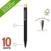 Stylo en aluminium recyclé et mine HB, stylo inclassable publicitaire
