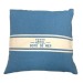 Coussin de plage toile de fouta recyclée 40x40cm, coussin publicitaire