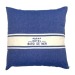 Coussin de plage toile de fouta recyclée 40x40cm cadeau d’entreprise