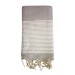 Fouta Nid d'abeille rayée recyclée 200x100cm  cadeau d’entreprise
