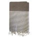 Fouta Nid d'abeille rayée recyclée 200x100cm  cadeau d’entreprise