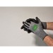 Gants polyester trempé, gant de travail publicitaire