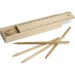 Etui 12 crayons en bois de couleur cadeau d’entreprise