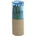 Paquet 12 crayons en bois de couleur, Crayon de couleur publicitaire
