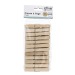 Pince linge x24 bois, beige cadeau d’entreprise