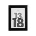 cadre photo nr eva 13x18 dis, noir cadeau d’entreprise