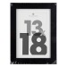 cadre photo nr eva 13x18 dis, noir, cadre photo publicitaire
