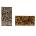 Pinces à linge en bois or / argent l 2,5cm, prix cadeau d’entreprise