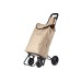 chariot de shopping à dos de chameau, poussette à marché ou cabas à roulettes publicitaire