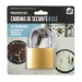 Cadenas de sécurité à clé h8.6cm, cadenas publicitaire
