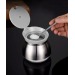 Sucrier verre acier Quttin, sucrier publicitaire