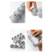 Bac à glaçons rond flexible en silicone 4 cubes Quttin cadeau d’entreprise
