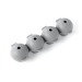Bac à glaçons rond flexible en silicone 4 cubes Quttin cadeau d’entreprise