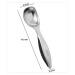 Cuillère glace zinc silver pro, gris, cuillère à glace publicitaire
