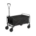 Chariot à main pliable noir, avec roues de 5 pouce cadeau d’entreprise